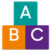 Children's blocks icon