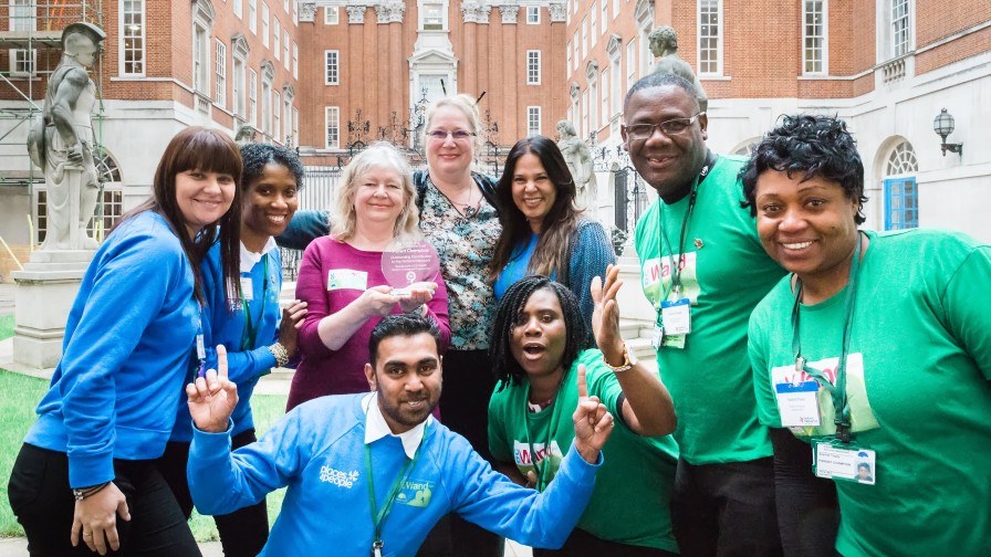 Wandsworth DCR/WAND Parent Champions Programme, winners of the Outstanding contribution to the Parent Champions National Network award