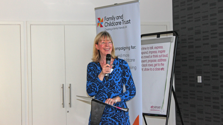 Christina Bankes, Department for Education, speaks about the 30 hours childcare offer