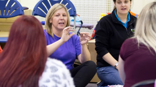 Parent Champion at a parent play group